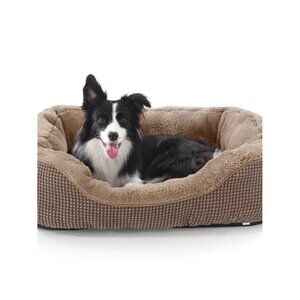 New Dog Bed Medium Size, Orthopedic Warming Soft Calming Sleeping Durable